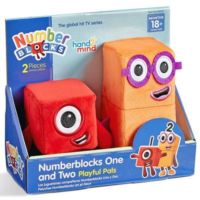 Bloki liczbowe Hand to Mind One i Two Toy IN94554, 21,4 cm, czerwony, pomarańczowy, popularne zabawki dla koreańskich dzieci