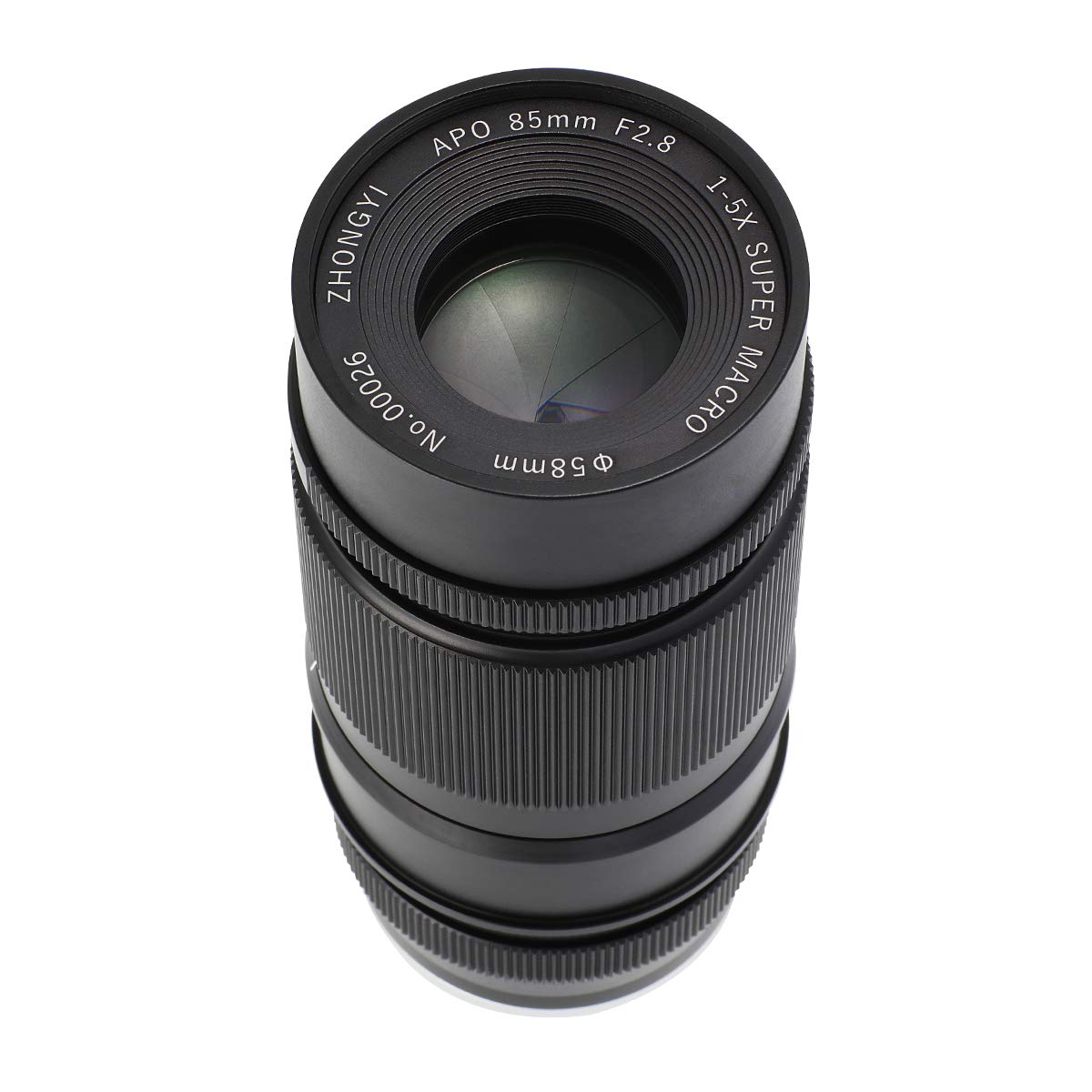 

ZHONG YI OPTICS Single Focus Lens APO 85mm SUPER MACRO F2.8 1-5X (Canon EF)
