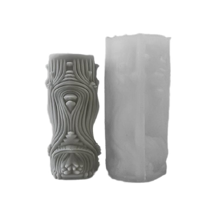 Candle Molds Cylinder Shaped Craft Mold for Making Artistic Curved Candle