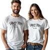 Magliette Personalizzate Mr e Mrs per Coppia Abbinate Outfit Luna di Miele T-shirt Grafica
