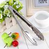 9" Stainless Steel BBQ Clip Buffet Food Tongs Bread Steak Kitchen Serving Clamp Tools