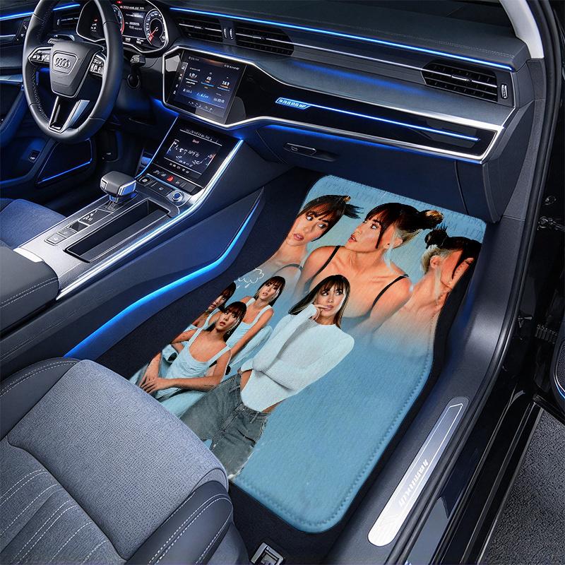 Aitana Black Car Floor Mats Full Coverage All-Season Car Mats XPE Non-Slip Wear-Resistant Mats Suitable SUV Interiors Textured Carpets