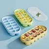 12 Grid Single-Layer Tray With Transparent Ice Storage Box Ice Cream Ice Cube DIY Homemade Refrigerated Drink Kitchen Tools