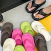 Women's Stylish Flip-Flops Comfortable Summer Slippers for Couples Thick-Soled Non-Slip Beach Sandals