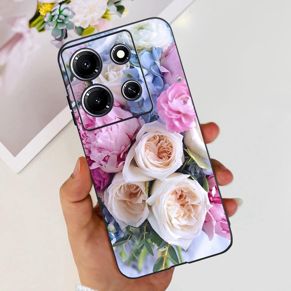 Fashion Butterfly Phone Case For Infinix Note 30i Note30 Pro 2023 Soft Silicone TPU Back Cover For Infinix Note 30 Pro Note30i
