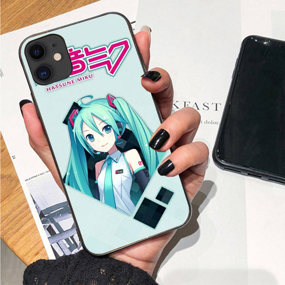 Case for Samsung A04 A14 A23 A34 A54 M23 M33 M52 M53 Realme 10 9 C30S C35 C55 VIVO Y02S Y21 Y51 X80 Pro Transparent Cover WI70 Hatsune Miku