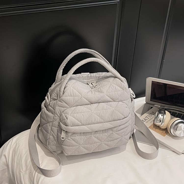 Women's Fashion Backpack Rhombus Quilted Backpack