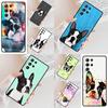 Boston Terrier Dog Cell Phone Case for Samsung Galaxy S26 Ultra S25 S24 S23 S22 S21 S20 Note10 Cover
