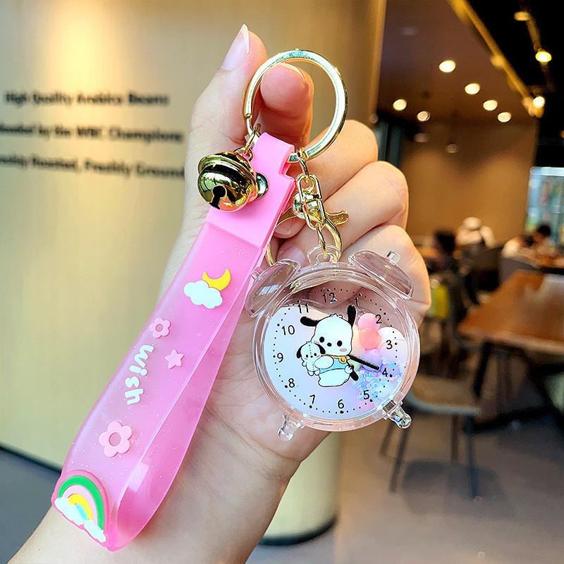 Unique Floating Sand Acryl Keychain Cute Astronaut Design For Gifts And Souvenirs