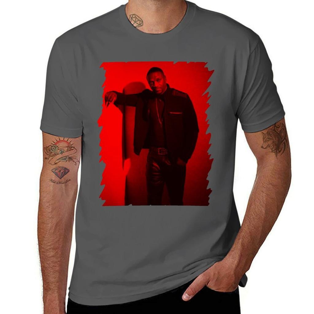 Akon Celebrity TShirt Large Size Casual Short Sleeve Top TShirt