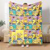 Despicable Minions Collage Blanket Soft Throw Blanket For Home Bedroom Bed Sofa Travel Office Solid Christmas Blanket