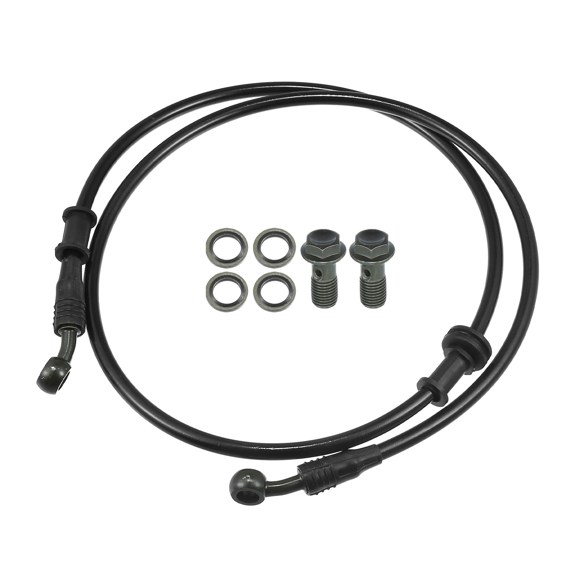 Partuto Brake Hose Motorcycle Clutch Hose - Oil Hose Motorcycle 120cm чёрный