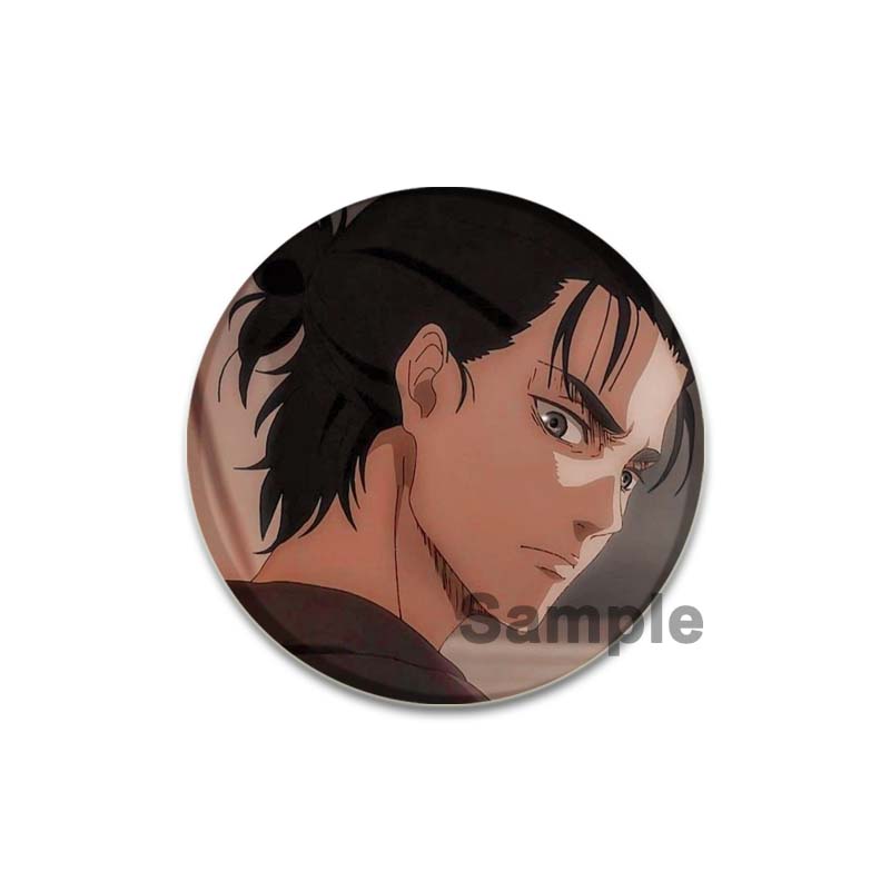 32/44/58mm Eren Yeager Ikony Pin Ručně vyráběná Brož Na Oblečení Kreslený Cosplay Odznak Batoh Dekorace Šperky Dárek