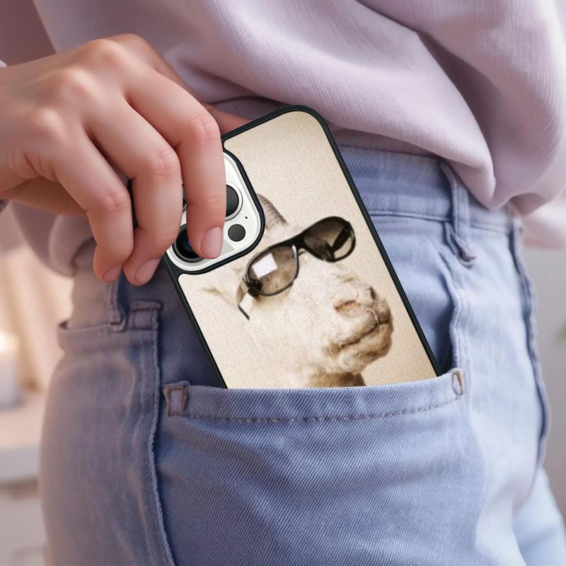 Cute Baby Pygmy Goat Phone Case For iPhone 17 Air 15 16e 14 13 Pro Max Coque 12 11 Pro Max PLUS Cover