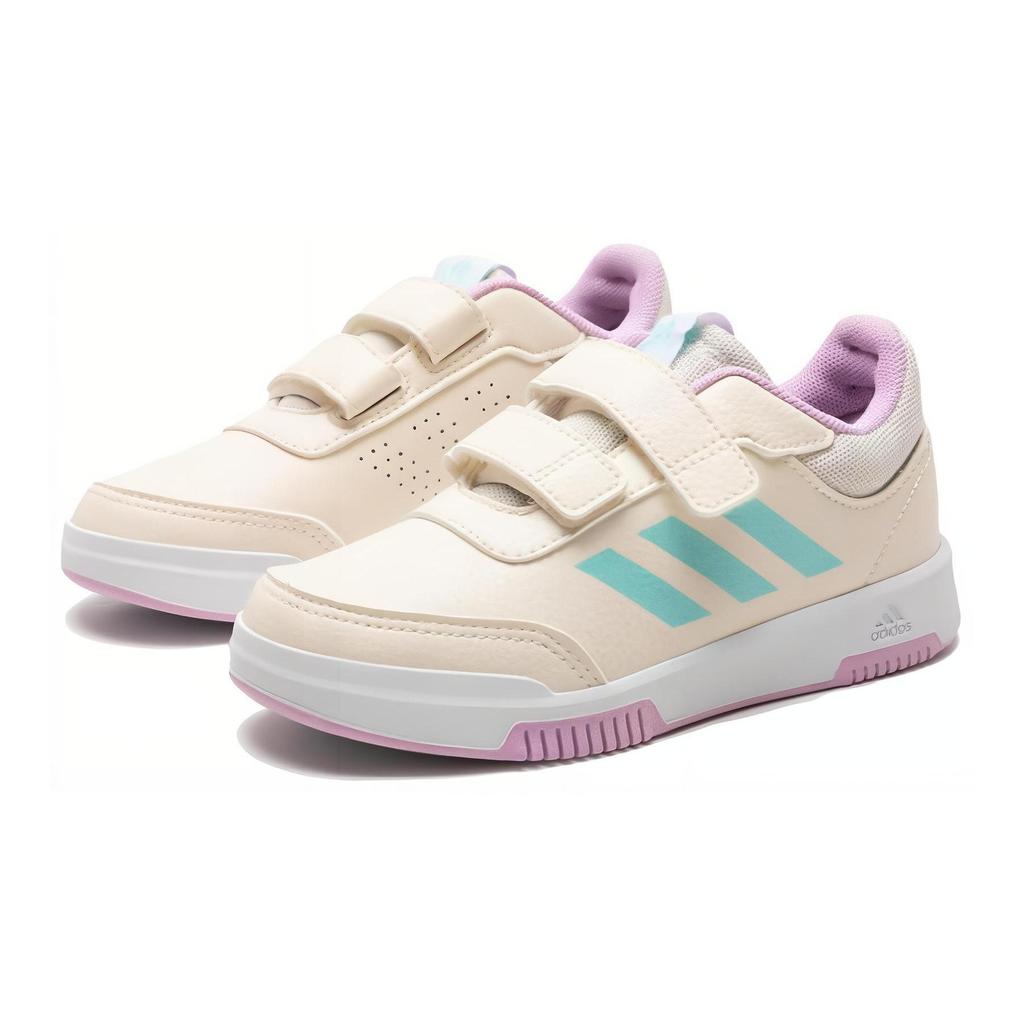 Adidas TENSAUR Abrasion Resistant Low top Kids' Skateboarding Shoes Beige Pink Kids' IG8583