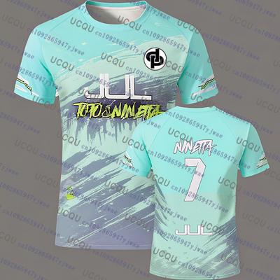 90-minute JUL Toto&Ninetta Pré Series Soccer T-shirt Women Men's Summer Outdoor Sports Training T-shirt