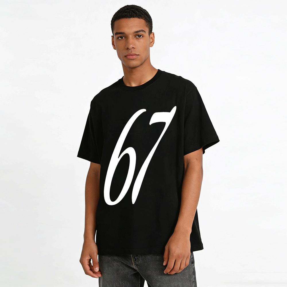 Solid Color Basic Casual Crew Neck Daily Wear Top Pure Cotton T-shirt