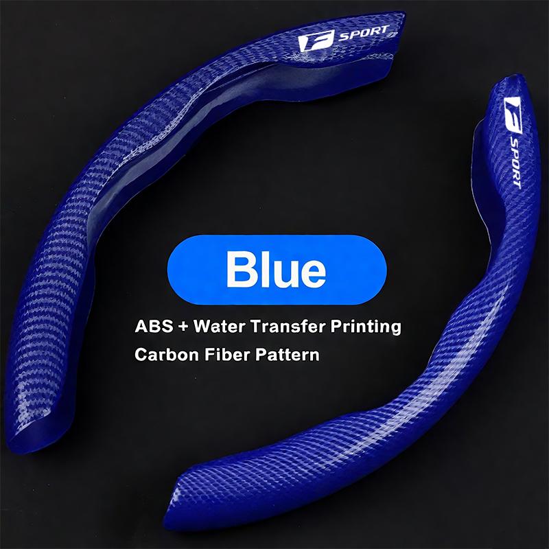 Pro Lexus LS LC RZ IS350 ES300 GS350 CT200h GX460 LX570 RX500h NX300 UX260 LBX Auto Protiskluzový Potah Volantu z Uhlíkových Vláken