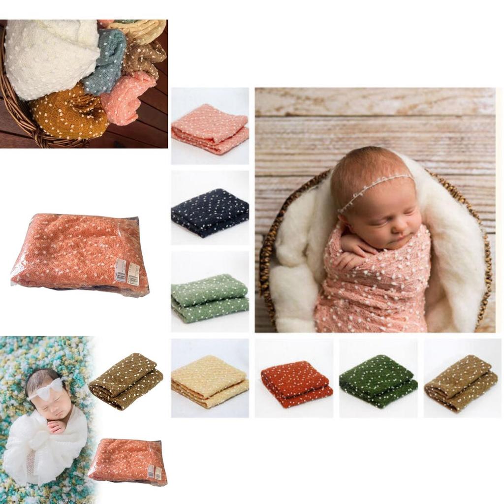 Infant Photography Gift Set With Cotton Wrap And Blanket Nonslip Design For Newborns