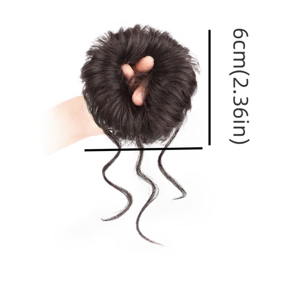 Curly Chignon Kids Messy Hair Bun Hair Extensions False Hair Pieces  for Children