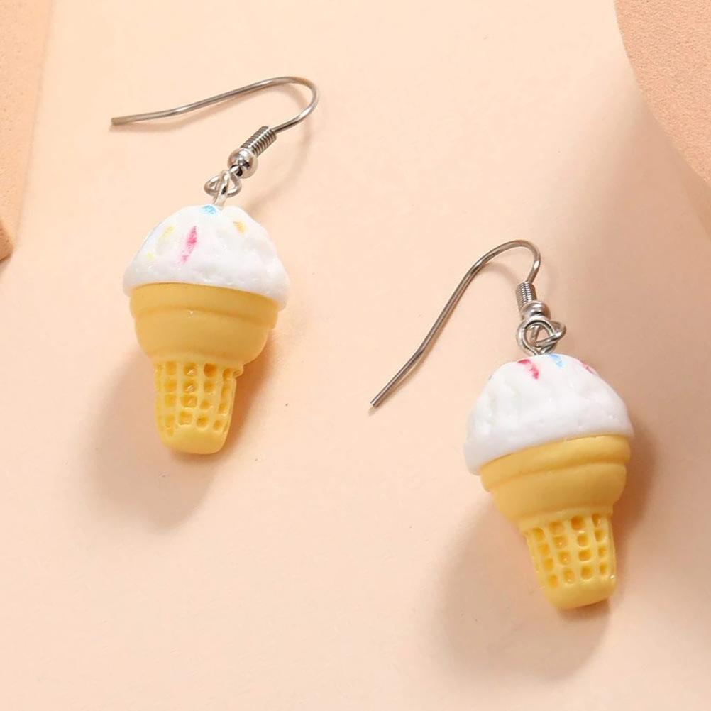 New Fashion Jewelry, Cute Design Cone Pendant Earrings, Sweet Temperament Necklace Two-piece Set