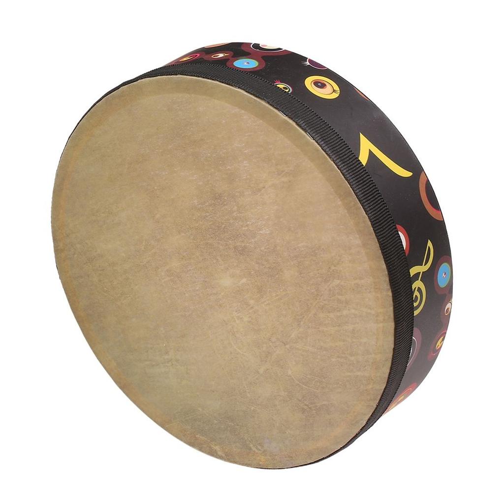 Hand Drum Orff Music Percussion Instrument Portable Drum Instrument with Drumstick 6in
