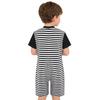 Abbigliamento Adattivo Manica Corta Anti-strappo Zip Invisibile Strisciato Tuta Bambini Ragazzi Ragazze Bisogni Speciali