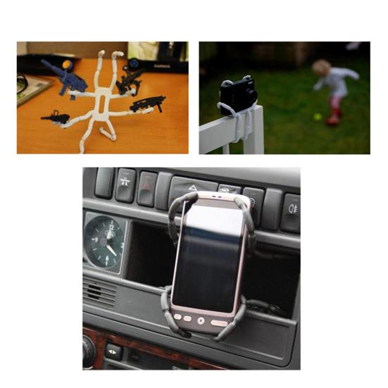 Car Phone Holder Universal Multi-function Flexible Adjustable Grip Stable Decorative Portable Spider Car