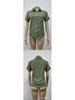 2026 Spring/Summer Women's Cotton Linen Pocket Short Sleeve Shirt