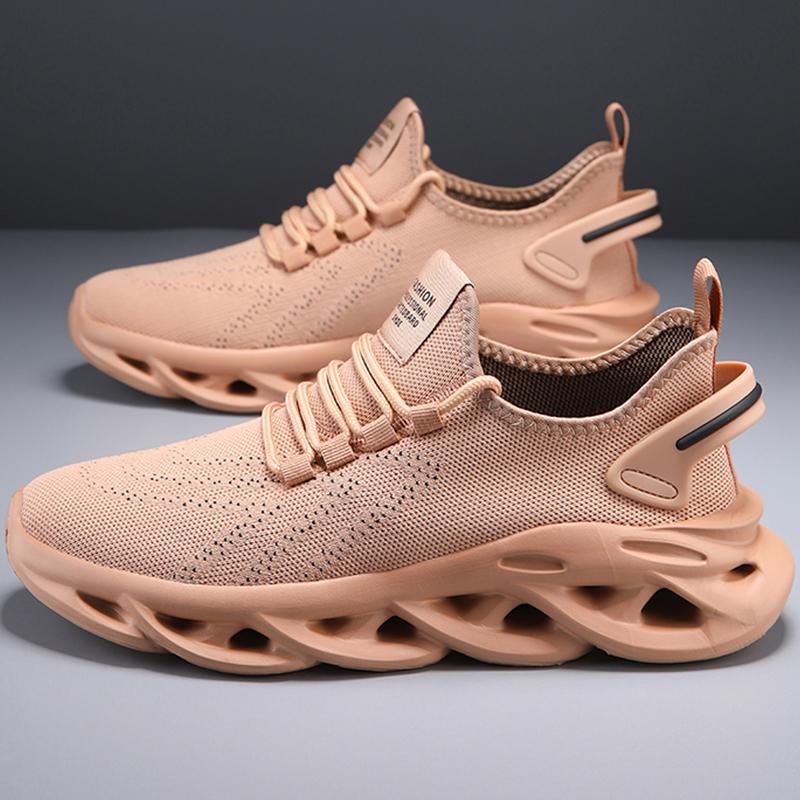 Men Sneakers Lightweight Fashion Flat Cushioning Jogging Shoes Breathable Training Summer Mesh Running Shoes for Men