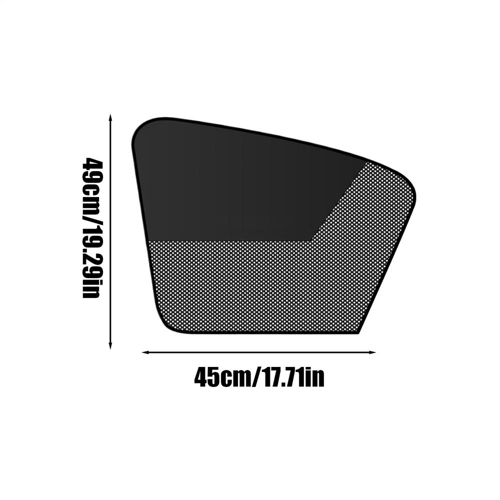 Magnetic Car Sun Shade UV Protection Curtain Summer Sun Protection Sunshade Cover Window Mesh Sun Visor For Vehicle SUV Trucks