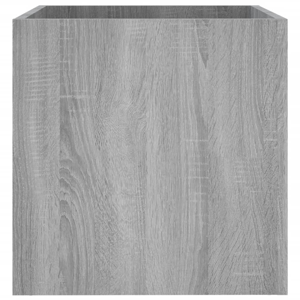 Plant Box Gray Sonoma 40x40x40 Cm Engineered Wood