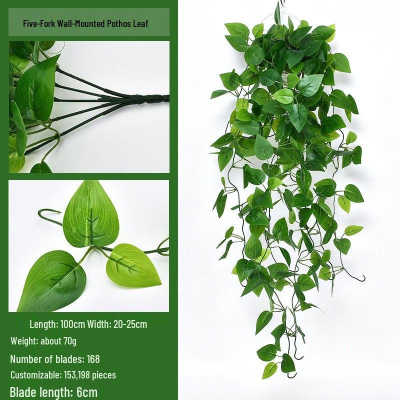Artificial Hanging Vine Plant for Home Décor: Ideal for Living Room, Bedroom, Bathroom, Kitchen, Windowsill, Balcony, and Courtyard.