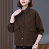 Women's Slimming Petite Jacket for Spring & Autumn 2024 - Casual Fashion for Middle-Aged Mothers