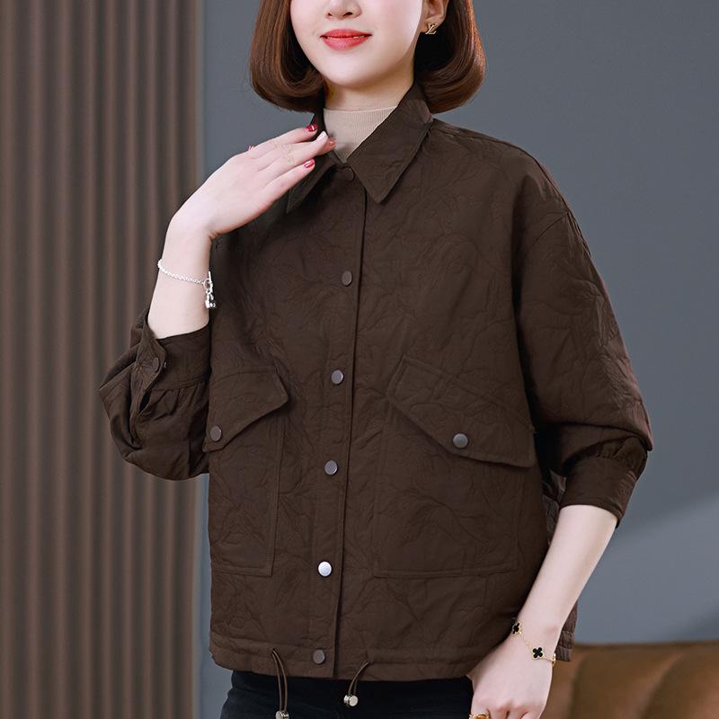 Women's Slimming Petite Jacket for Spring & Autumn 2024 - Casual Fashion for Middle-Aged Mothers