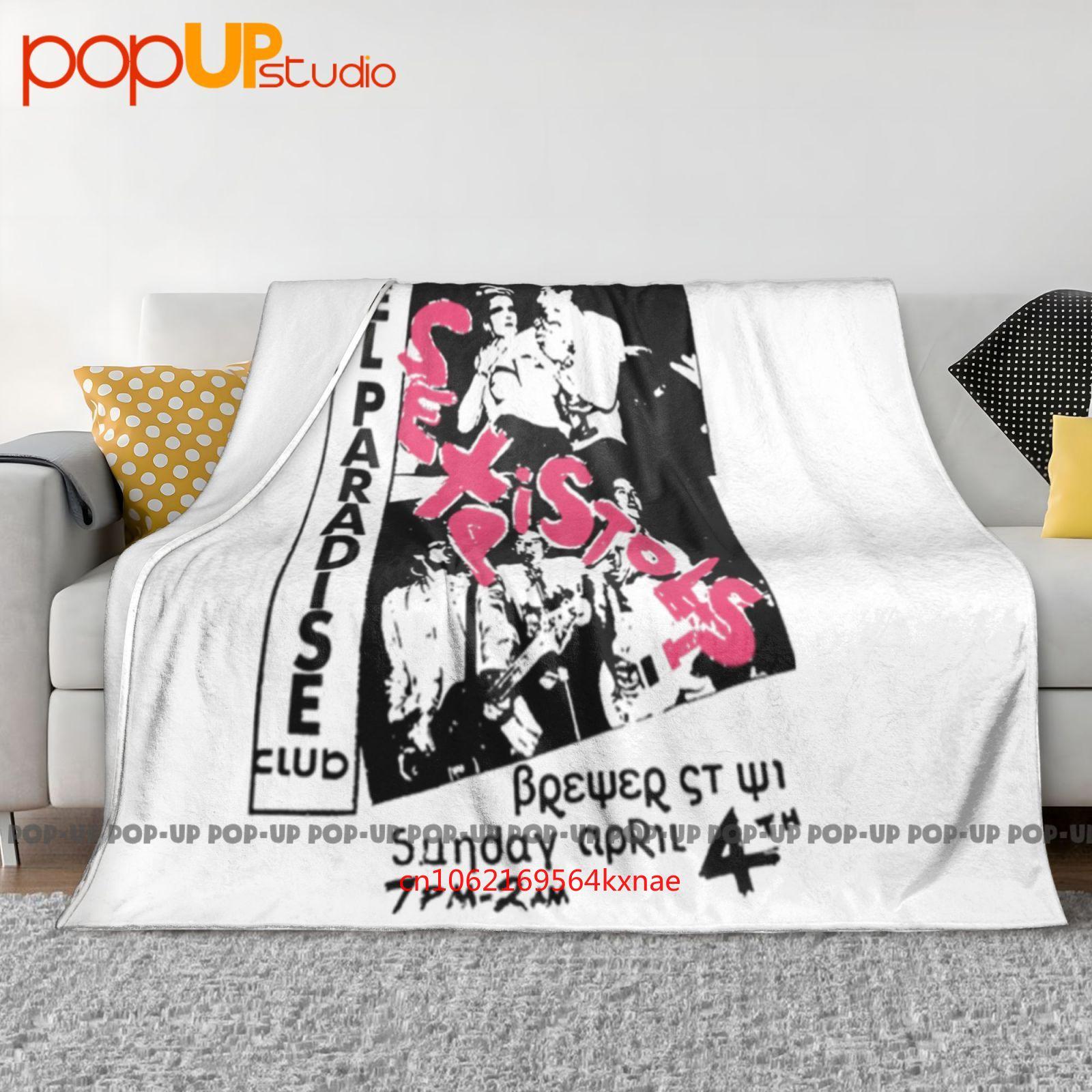 Sex Pistols Concert Uk Punk Rock Band 01 Ultra-Soft Blanket Quilt Winter Sofa Cover Bed Covers 30x40in