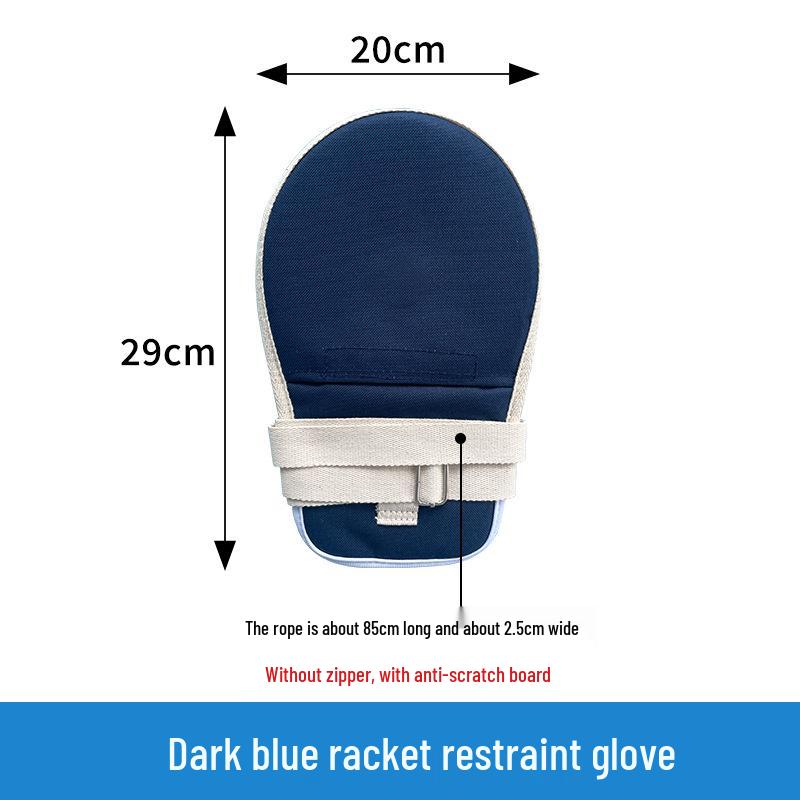 

Дышащие удерживающие перчатки для пожилых людей: Предотвращает экстубацию, царапины и фиксирует запястья.