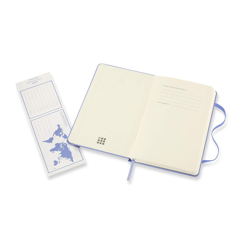 Moleskine Notebook Classic Notebook Hard Cover Lined Pocket Size x Hydration Blue MM710B42 (9cm 14cm)