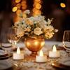 Flameless LED Candlelight Battery Powered Suitable for Christmas, Halloween, Home, Wedding, Party, Valentine's Day Desktop Decoration