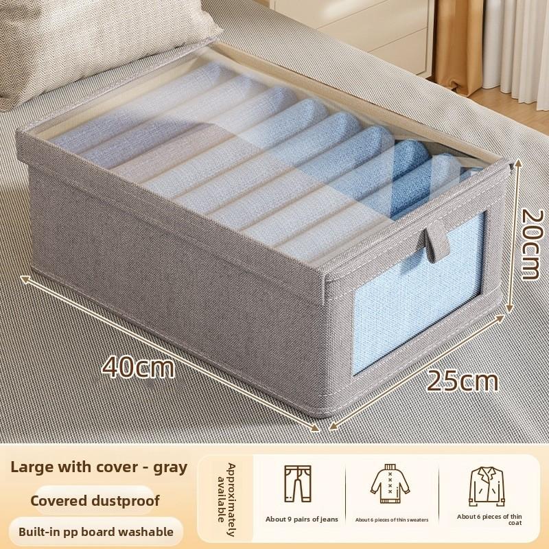 Geantă de depozitare pliabilă pentru haine, vizuală, pentru pilote, organizator cu mâner, pentru casă, pentru perne, pături, cutie de depozitare pentru sortarea garderobei