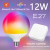 Tuya Smart Bluetooth LED Bulb 220V 10W12W E27B22 Base LED Light RGB Smart Life APP Remote Control Gateway Accessible