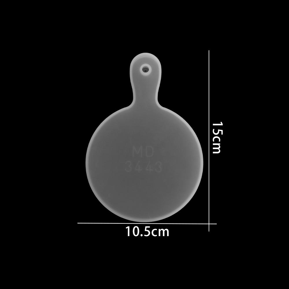 

1Pcs Round Resin Mold Coaster Handle Tray Rectangle Silicone Mold Home Table Decoration for DIY Crystal Epoxy Resin Crafts
