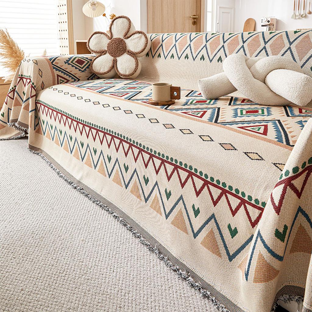 Bohemian Style Sofa Cover Fabric Shenier Sofa Cover Universal Versatile Sofa Cushion Towel Multifunctional Decorative Blankets