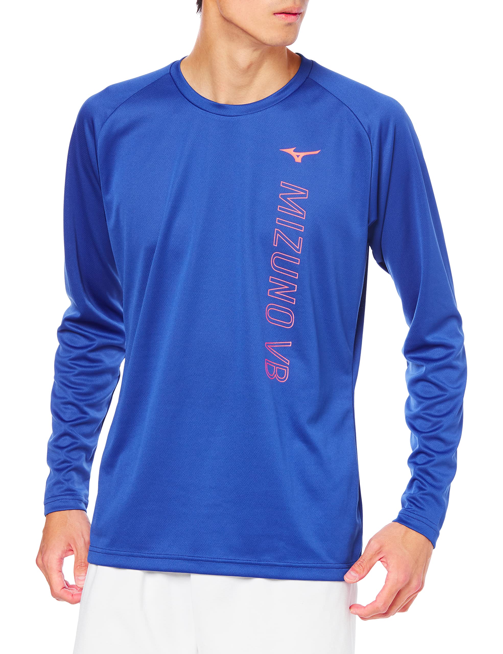 

Mizuno Volleyball Basic Practice Long Surf XL Shirt, Sleeve, V2MA2531, Blue,