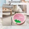 Cat Scratcher Bed Scratch Pad Cartoon Anti Slip Mat Sisal for Indoor Cats to Play,