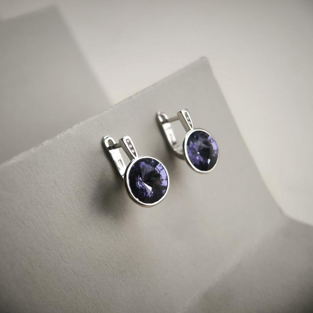 Silver Earrings with Cubic Zirkonia (2177241)