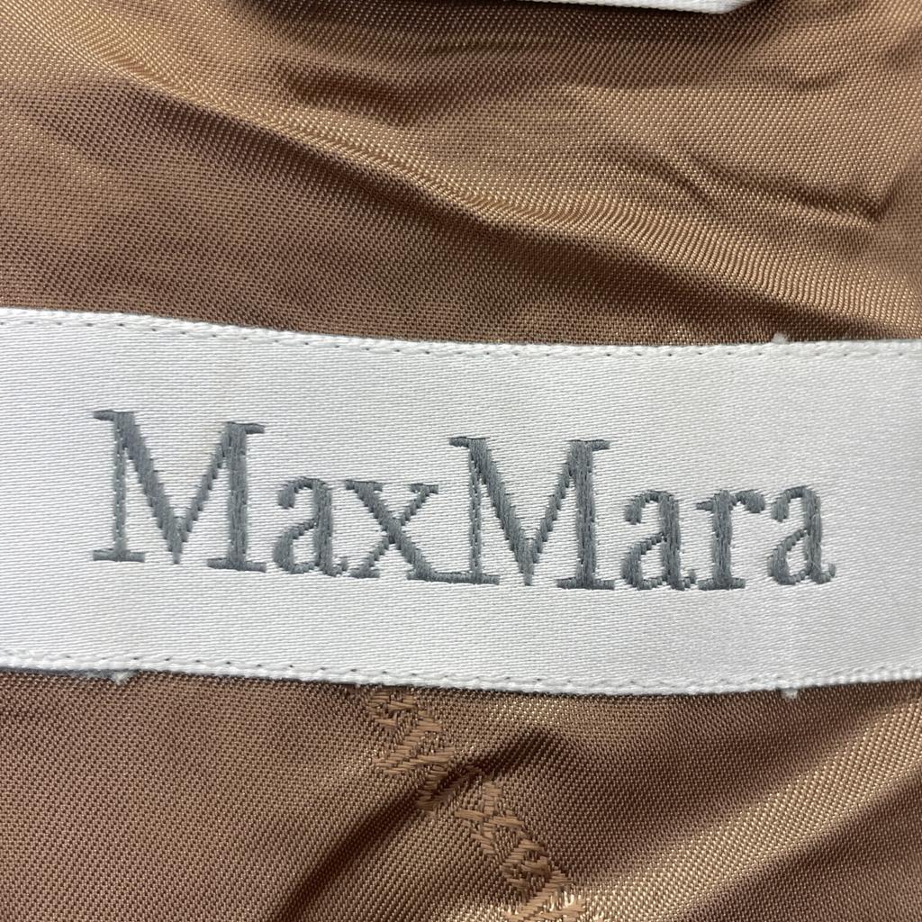 Max Mara Brown White Tag Wool 90% Cashmere 10% Chester Coat Coat 40 BrownUsed