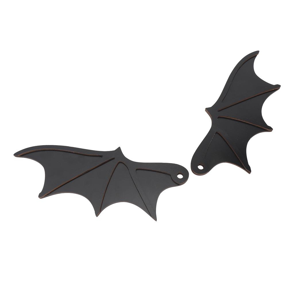 1 Paar Fledermausflügel Dekoration Holz Lustige Dekorative Fledermausflügel für Autokennzeichen Wand Party