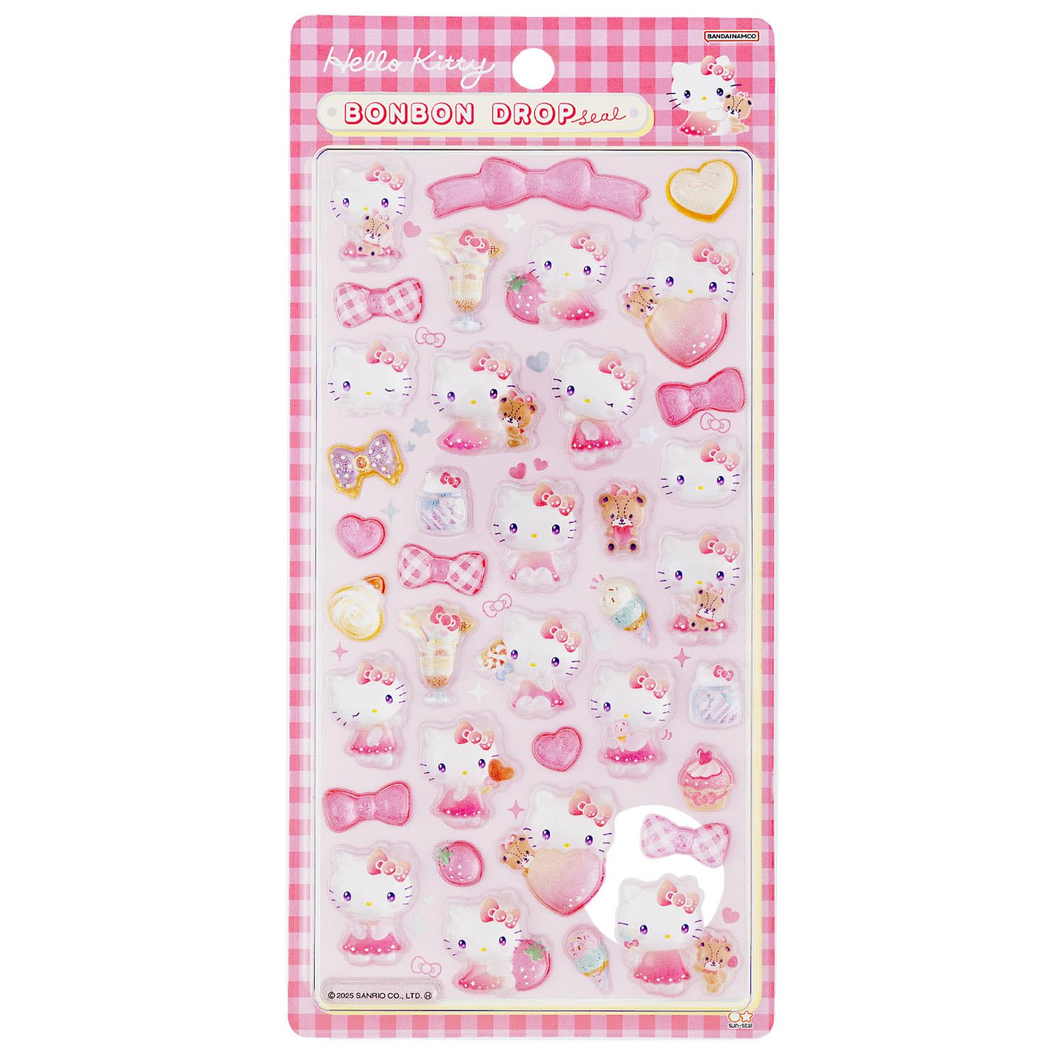 

Канцелярские товары Персонаж Sanrio Bonbon Drop Hello S8812101 Sun-Star Наклейки, Стикеры, Китти, Розовый, розовый