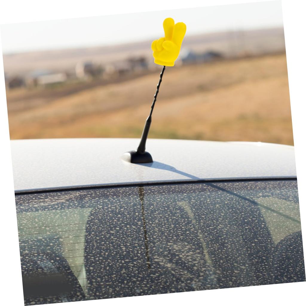 Baluue H Car Corner Guard Antenna Decoration Car Roof Antenna Auto Decoration